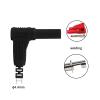 10PCS 4MM Right Angle 90 Degree Banana Safety Welding Assembly Test Leads Connectors J.10039(5 red 5 Black) view 4