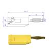 10PCS 2MM Banana Gold Plating Stackable Electrical Terminal Connector Accessories 5 Colors J.10003(5 red 5 Black) view 4
