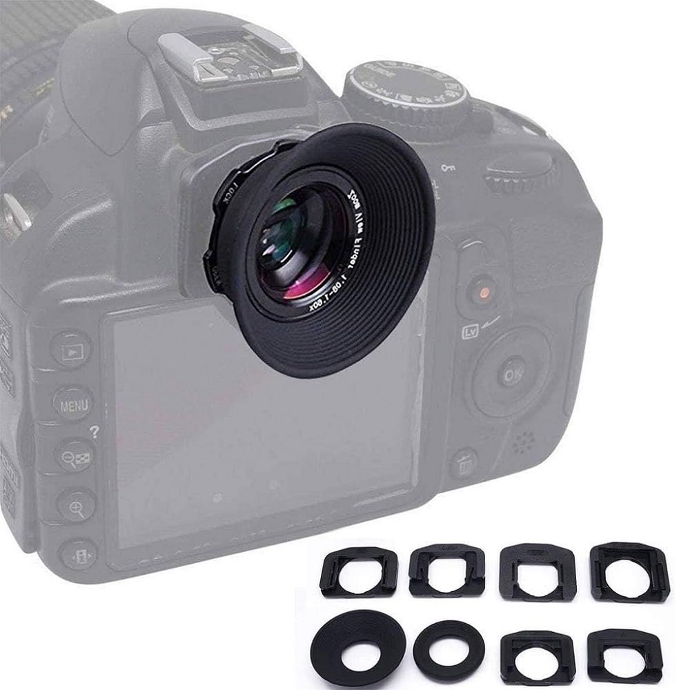 Ouyniei Mcoplus Viewfinder Eyepiece Magnifier 1.08x-1.60x Zoom for Canon EF EOS 5D Mark II 5DIII 300D 350D 400D 450D 500D 550D 600D T3i