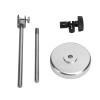 Hard Disk Head Fixture, 2.5in 3.5in Holder, Open Replacement Tool for Data, Steel l with 360 Degree Base, zontal and Vertical view 1