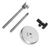 Hard Disk Head Fixture, 2.5in 3.5in Holder, Open Replacement Tool for Data, Steel l with 360 Degree Base, zontal and Vertical view 2