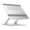 DouWen MO Laptop Stand, Portable Computer Stand, Foldable Aluminum y Laptop with Dam Shaft, ing Heat Dissipation for Notebook, Silver view 2