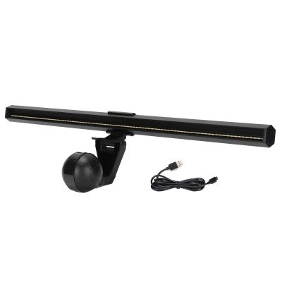 Aurovibe Bar, LED Sn Lamp with Bracket, Dual Color Temture 3000K 6000K, Eye aptop, USB Type C ed, T Control, No Sn Reflection