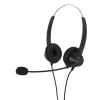 KunEchevyr H360D RJ9 Customer Service Headset, Wired Phone Headphone with Noise Cancel Mic, Binaural Headset for Call Center, VOIP Ph, eting, Soft Ear Cushions, view 3