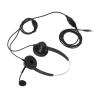 KunEchevyr H360D RJ9 Customer Service Headset, Wired Phone Headphone with Noise Cancel Mic, Binaural Headset for Call Center, VOIP Ph, eting, Soft Ear Cushions, view 4