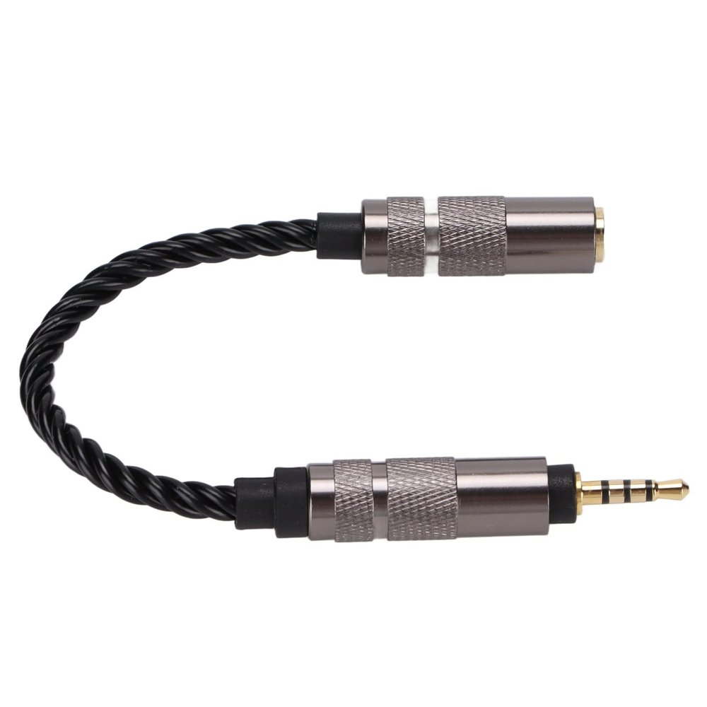 HUIMIMA Audio Jack Connector,2.5mm Male to 3. Female Stereo Adapter, Headphone Extender Cables Headset Converter for Smartphones Tablets