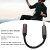 HUIMIMA Audio Jack Connector,2.5mm Male to 3. Female Stereo Adapter, Headphone Extender Cables Headset Converter for Smartphones Tablets view 2