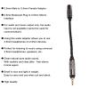 HUIMIMA Audio Jack Connector,2.5mm Male to 3. Female Stereo Adapter, Headphone Extender Cables Headset Converter for Smartphones Tablets view 3