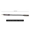 HUIMIMA Audio Jack Connector,2.5mm Male to 3. Female Stereo Adapter, Headphone Extender Cables Headset Converter for Smartphones Tablets view 4