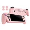Case for ASUS ROG Xbox Ally/Ally X, FJIASTB Kids-Friendly Soft Silicone Protective Cover with 4 Caps, Shockproof (Pink) view 1