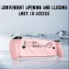 Case for ASUS ROG Xbox Ally/Ally X, FJIASTB Kids-Friendly Soft Silicone Protective Cover with 4 Caps, Shockproof (Pink) view 4