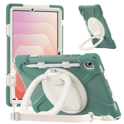 360 Rotating Case Suitable for Samsung Galaxy Tab S11 2025 11" SM-X730 SM-X736 Stand Handle Grip Cover with Shoulder Strap