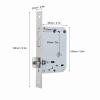 Tyenaza Fingerprint Keypad Door Handle Lock App Control Enhanced Safety Emergency Access Keyless Door Entry Electronic Lock for Bedroom Home Apartment (5050) view 3