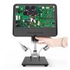 Electronics Microscope kit 8.5 Inch LCD Digital Microscope for Adults 5X-1200X Coin Magnifier with Lights view 3