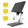 Electronics Microscope kit 8.5 Inch LCD Digital Microscope for Adults 5X-1200X Coin Magnifier with Lights view 4