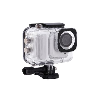 60-Meter Waterproof Case Shell for Insta360 GO Ultra Action Camera PC+Glass High-Transparency Underwater Deep Diving Protective Housing (Large)
