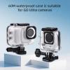 60-Meter Waterproof Case Shell for Insta360 GO Ultra Action Camera PC+Glass High-Transparency Underwater Deep Diving Protective Housing (Large) view 2