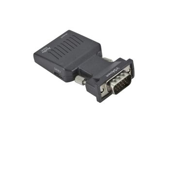 HYAGBCOP V/GA to HDMI-Compatible Converter with 3.5mm Cable for P;S/4 PC TV M>oni>tor Projector 1080P HD V/GA Male Adapter