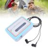 Wisoqu Cassette to MP3 Converter Cassette to Digital Converter USB Portable Cassette Tape Player with Built in Speaker & 3.5mm Headphone Jack (Blue) view 2