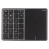Fydun Wireless Numeric Keypad with Touchpad - 22 Keys Dual Mode Connection Laptop, PC & - Type C Interface, Compatible with, & OS X (Gray) view 4