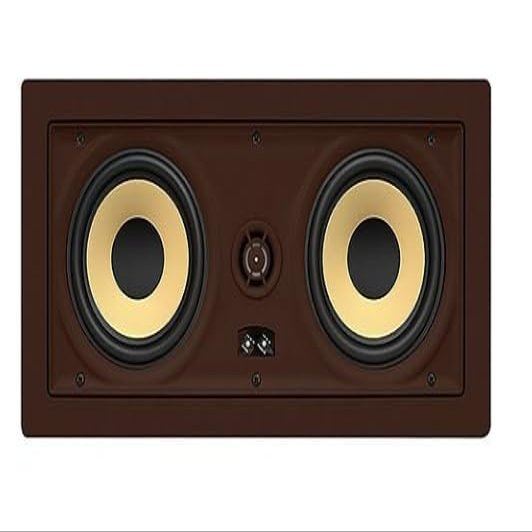 Proficient IW575S in-Wall LCR Speaker, Dual 5-1/4" Kevlar Woofers, 1" Aluminum Pivoting Tweeter