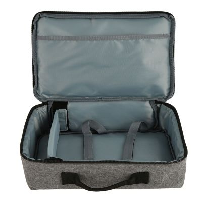 ANGGREK Projector Travel Bag Projector Carry Case Projector Storage Pouch with Internal Pockets Sponge Protection for Mini Projector Accessories Digital Devices 13.6 x 7.9 x 4in Gray