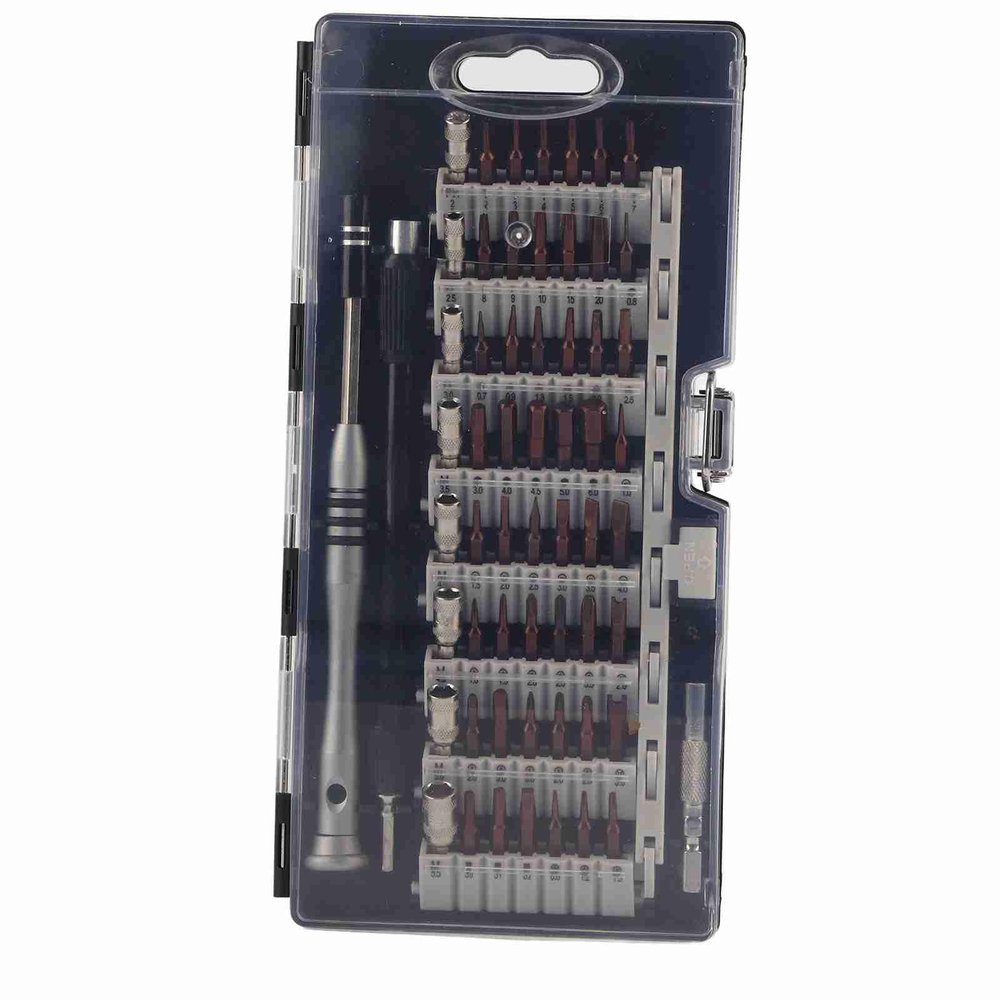 57 in 1 56 Bits and 1 Handle, Multi Function Repair Tool Kit for Home Supplies, Steel h, TVs, Glasses and More