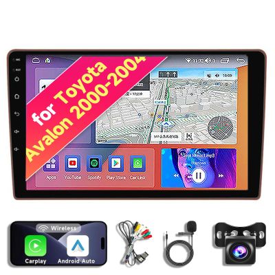 Android 14 Car Radio Stereo for 2000-2004 Toyota Avalon - 9.03" IPS Touch Screen, Upgrade Dash Kit with CarPlay & Android Auto, GPS Navigation SWC Support Bluetooth 5 WiFi 4/5G