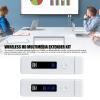 VBESTLIFE Wireless HDMI Transmitter and Receiver 197FT/60M, 4K Decode 1080P 60Hz Ultra HD Video Output, Plug & Play 5G+2.4G for Video and Audio to Monitor (White) view 2