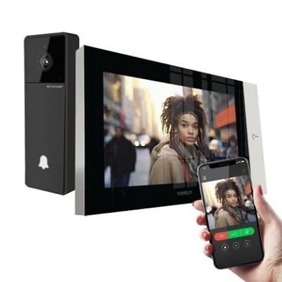 KVV8501 Compact IP Video Intercom Kit with Mono Visto Entry Unit and 7" Wi-Fi Monitor