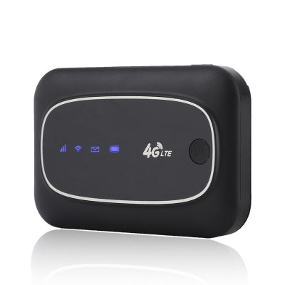 aqxreight Wireless Mobile Router 4G WiFi Modem Portable Hotspot Ideal for Travel and Work (Black)