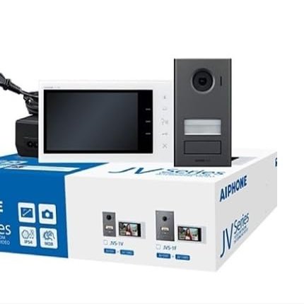 JVS-1V Box Set with Master Station, Door Station, and Power Supply