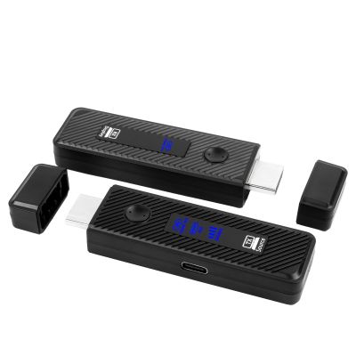 VBESTLIFE Wireless HDMI Transmitter and Receiver 197FT/60M, 4K Decode 1080P 60Hz Ultra HD Video Output, Plug & Play 5G+2.4G for Video and Audio to Monitor (Black)