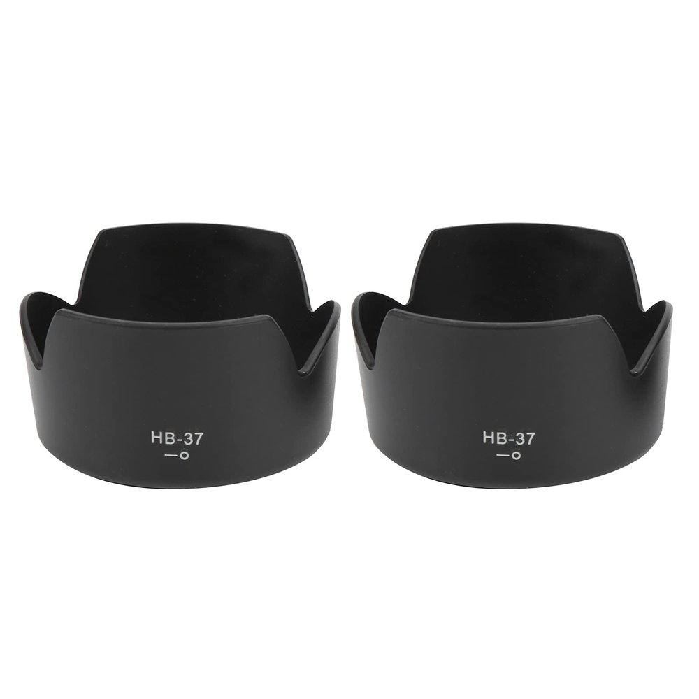 Acouto Reversible Lens Hood 55-200mm - 2Pcs Camera Lens Hood Shade Protector 55-200mm /4-5.6G VR - Accessories