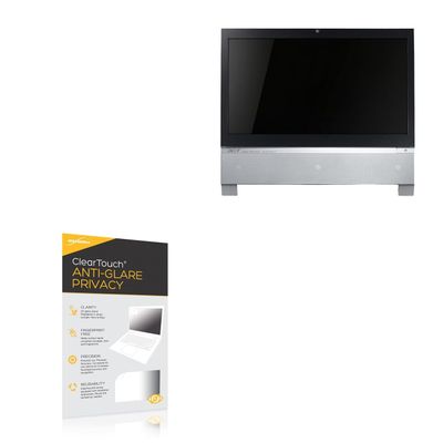 BoxWave Screen Protector Compatible With Acer Aspire Z3750 - ClearTouch Anti-Glare Privacy (2-Pack), Privacy Screen Protector Flexible Film Anti-Glare