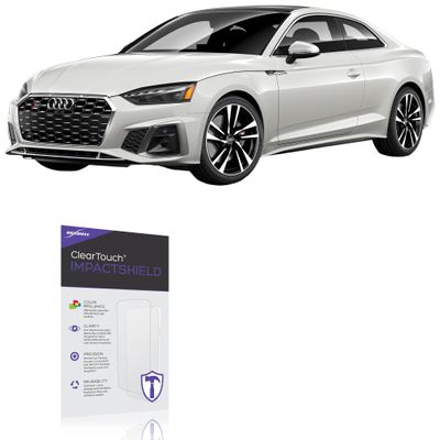 BoxWave Screen Protector Compatible With Audi 2023 S5 Instrument Display (12.3 in) - ClearTouch ImpactShield (2-Pack), Impenetrable Screen Protector Flexible Film