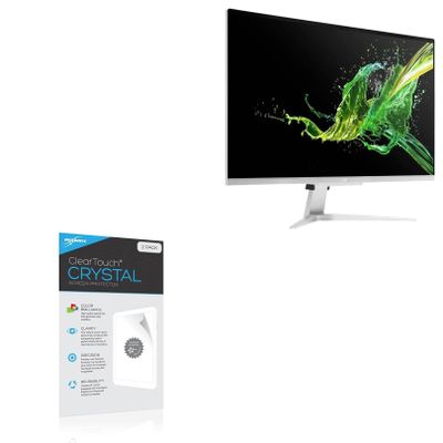 BoxWave Screen Protector Compatible With Acer Aspire C27-1655 - ClearTouch Crystal (2-Pack), HD Film Skin - Shields From Scratches