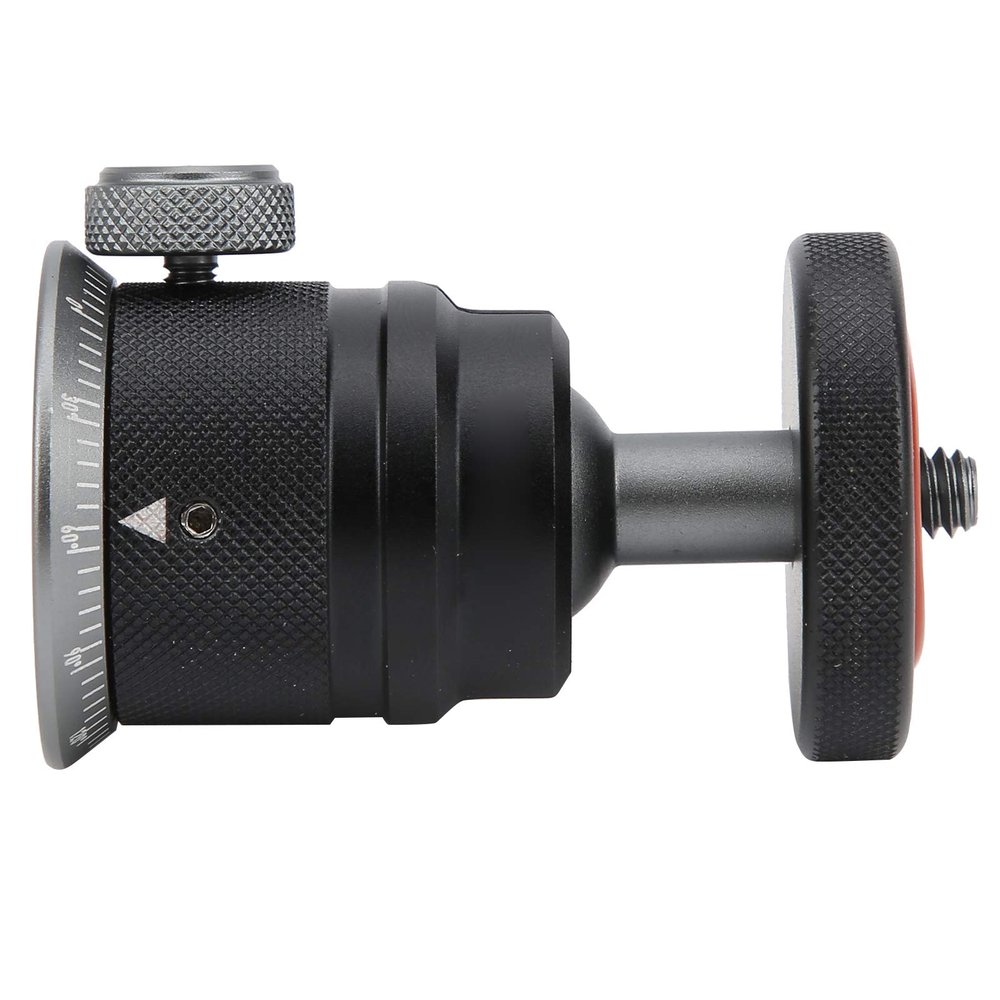 Acouto 360 Degree Rotatable Tripod Mount Aluminum Alloy 1/4in Screw Camera Tripod, Light Stand - ElectronicsCamera & PhotoTripods & MonopodsTripod Heads