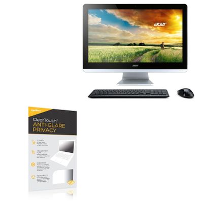 BoxWave Screen Protector Compatible With Acer Aspire ZC-700 - ClearTouch Anti-Glare Privacy (2-Pack), Privacy Screen Protector Flexible Film Anti-Glare