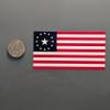 13-Star Flag of The United States Sticker (Vinyl Decal, Car Laptop Window Tumbler Water Bottle) Logo Symbol view 2