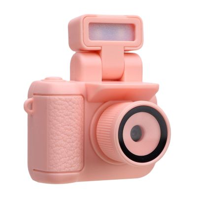 Keenso Keychain Camera, 1080P HD Mini Camera with Builtin Flash, 1.44 Inch Screen for Students and Travel (Pink)