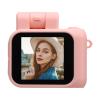 Keenso Keychain Camera, 1080P HD Mini Camera with Builtin Flash, 1.44 Inch Screen for Students and Travel (Pink) view 2
