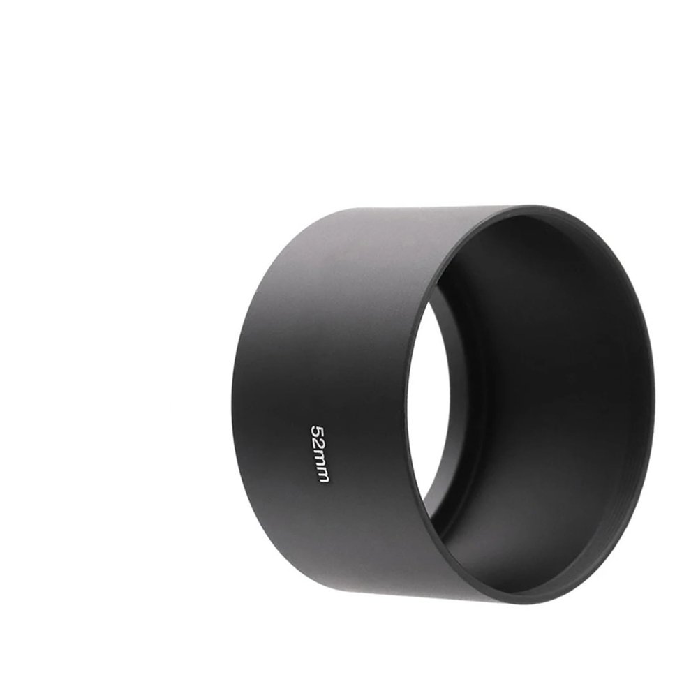 Metal Telephoto Lens Hood Screw-in 49 52 55 58 62 67 72 77 82 mm Universal Black Focal Distance at Least 80mm Excellent(58 mm)