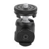 Double Hot Shoe Base Head, Multifunction y Head for C, Tyth 1/4in and 3/8in S Holes, Compatible with and Stands, Supports view 2