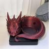 3D Printed Dragon Stand Speaker Bracket for Echo Dot 4th/5th Generation, Desktop and Bookshelf Mounting Holder (White-TPU Material) view 4