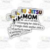 3 Pcs BJJ Mom Definition Sticker  Funny Brazilian Jiu Jitsu Quote for Jiu Jitsu Moms, Martial Arts Parents, and Combat Sports Fans for Laptop Water Bottle Tumbler Gifts 3"x3" 2 view 1