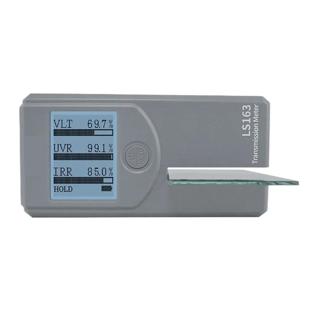 Car Window Tint Meter Solar Film Tester VLT Transmission Rotatable Screen for Automotive LS163 LS163A with Automatic Calibration(LS163)