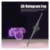 16.5in WiFi 3D Hologram Fan Borderless Images Projector 100240V 2000x224 With 224 LED Light Beads For Halloween,Christmas view 3