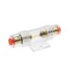1Set Fuse Holder Block for Car Vehicle Subwoofer Audio in Line AMP Amplifier Cable Gauge Gold Plated(40A) view 3
