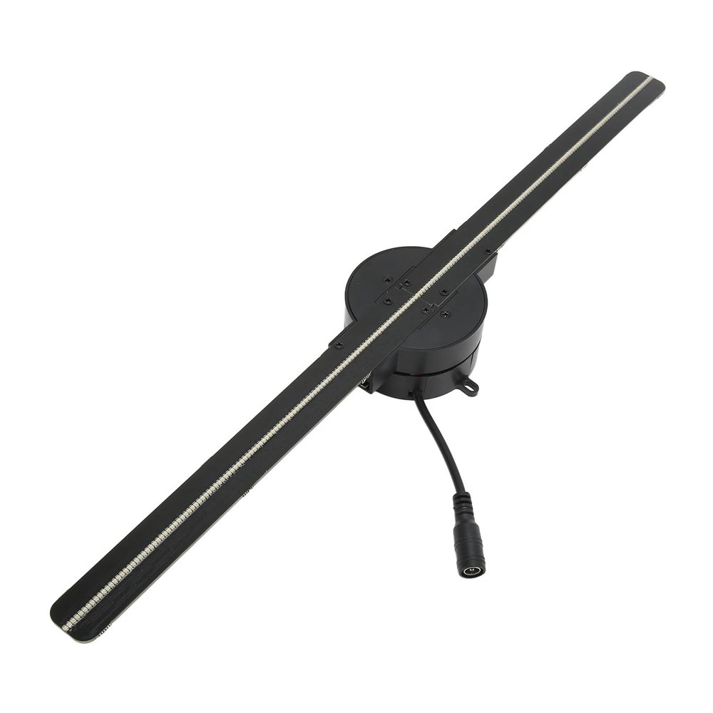 16.5in 2000x224 3D Hologram Fan, WiFi Projector With 224 LED Light Beads For Business Store Advertising For Halloween,Christmas